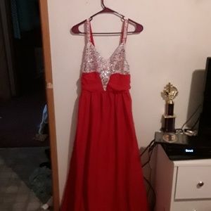 Red dress
